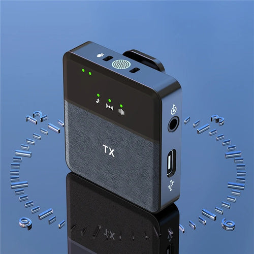 SX31 Wireless Lavalier Microphone – 3-in-1 for iPhone, Android & Camera