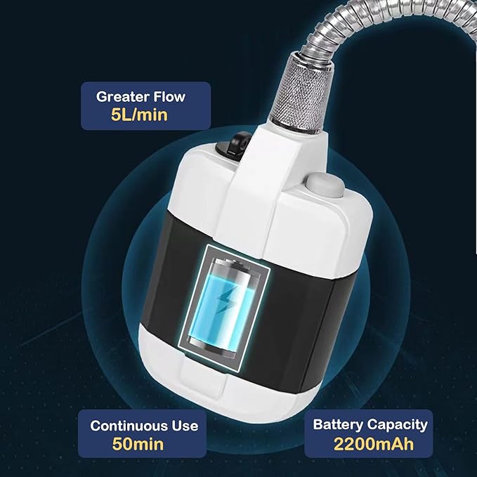 Portable Camping Shower – Rechargeable Electric Pump Outdoor Shower