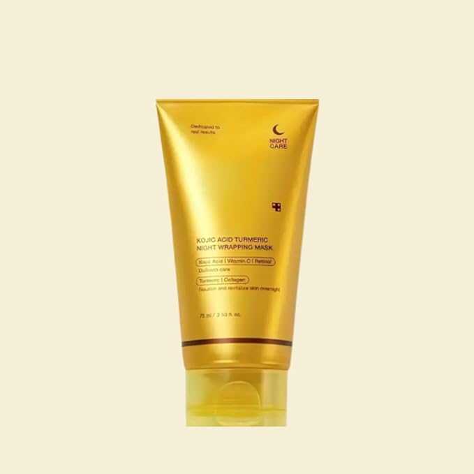 Turmeric Overnight Wrapping Peel Off Mask – Brightening & Deep Cleanse