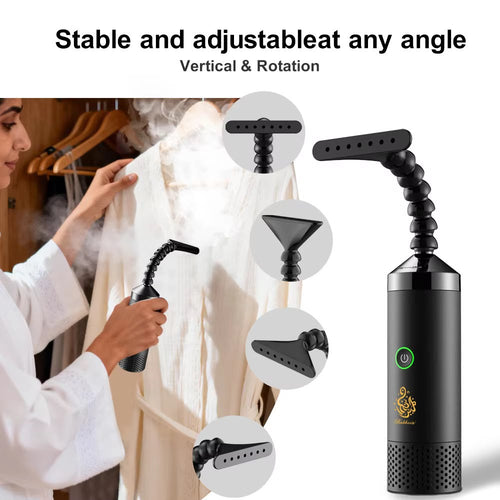 Rechargeable Electric Bakhoor Burner with 360° Adjustable Head