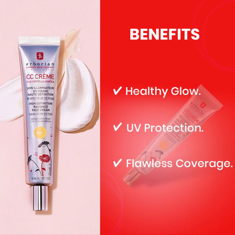 CC Cream High Definition Radiance Face Cream – Tone Correction, Blur Imperfections