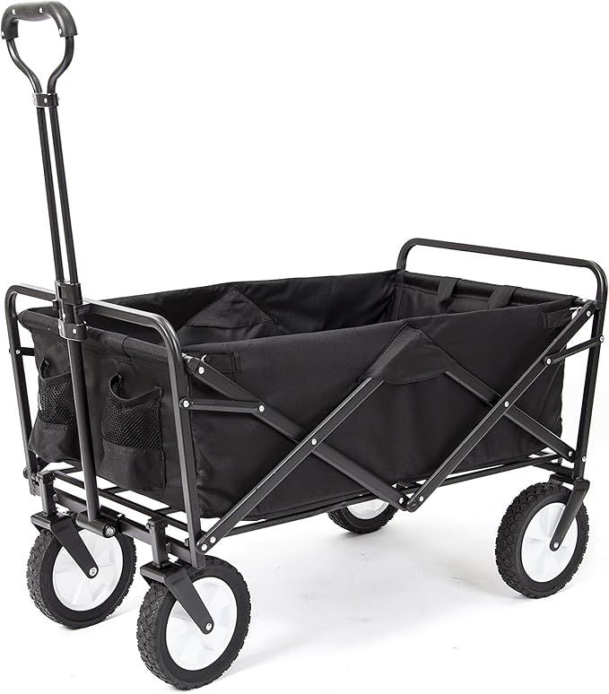 Collapsible Folding Outdoor Utility Wagon – Large Capacity, No Assembly