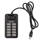 10-Port USB Power Hub – Charge 10 Devices Simultaneously 3