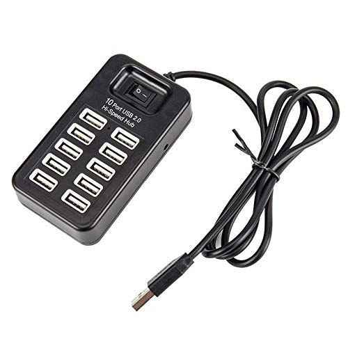 10-Port USB Charging Hub for Multi-Device Charging
