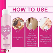 120ml Hair Removal Spray – Painless, Quick-Acting Depilatory Spray