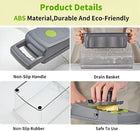 14 in 1 Multifunctional Vegetable Chopper, Mandoline Dicer, Slicer, With Container Box 6