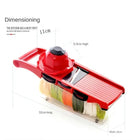 Mandoline Vegetable Slicer & Cutter with 5 Blades + Safety Guard 3