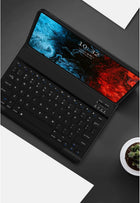 Arabic & English Wireless Keyboard Leather Tablet Case – iPad & Tablet Cover 6