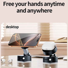 Foldable Vacuum Magnetic Car Phone Holder – 360° Rotatable Dashboard Mount