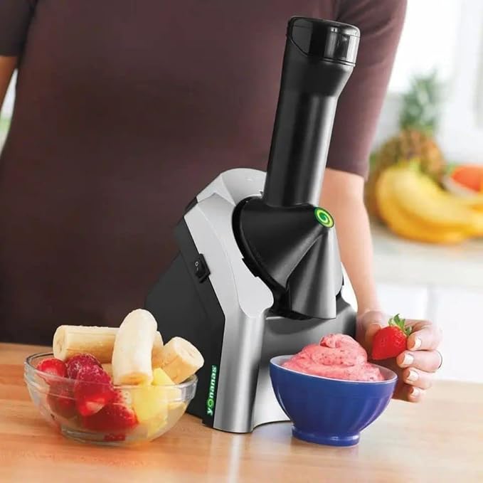 Frozen Ice Cream & Dessert Treat Maker – Black & Gray Design