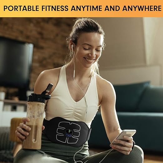 Abdominal Toning Belt – ABS Stimulator Workout Fitness Belt