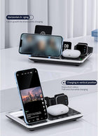 4-in-1 Wireless Charger Pad – Multi-Device Fast Charging Station 4