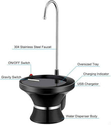 Automatic Electric Drinking Water Bottle Pump – USB Rechargeable Dispenser