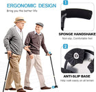 Foldable Walking Cane with LED Light – Adjustable Mobility Aid 3