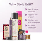 Style Edit Root Cover Up Stick – Black, Instant Touch-Up for Hair Roots 4