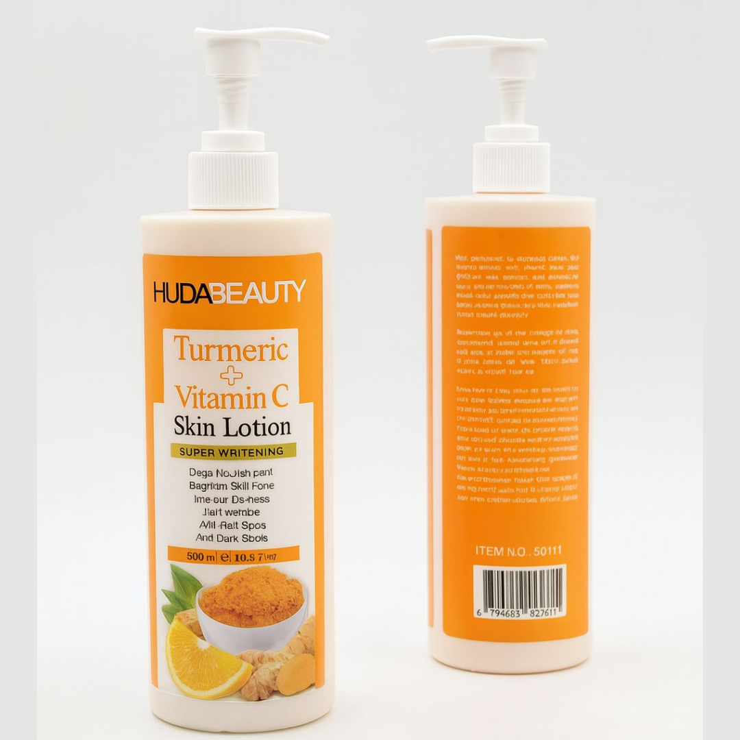 Huda Beauty Turmeric + Vitamin C Body Lotion - Majlismart