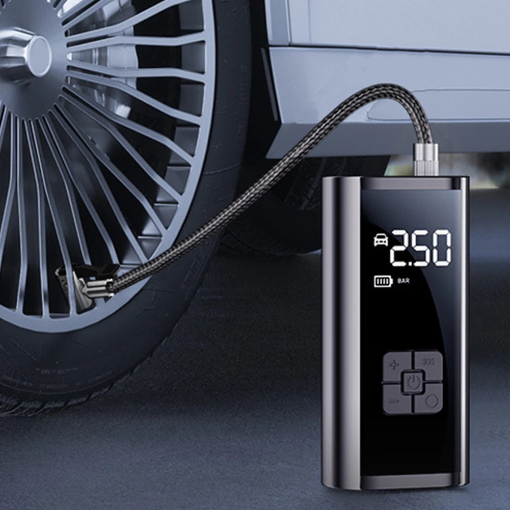 منفاخ إطارات محمول ولاسلكي – 150 PSI مع إضاءة LED