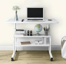 Movable Height-Adjustable Laptop Desk with Wheels – 60 × 40cm