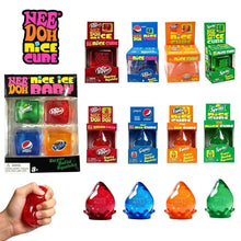 Nee Doh Nice Cube & Dream Drop Squishy Stress Toy | Soda Edition | ني دو لعبة ضغط