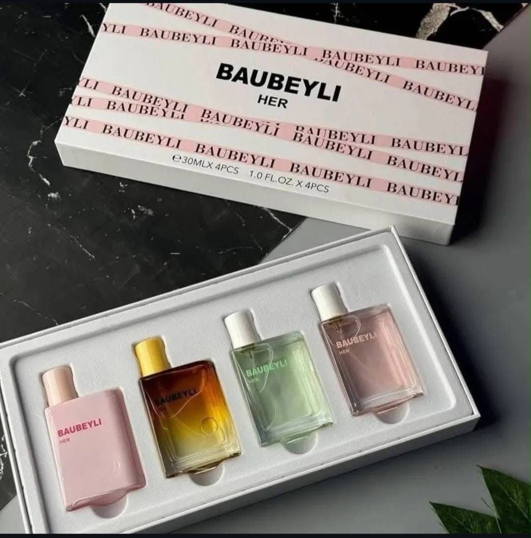 Baubeyli Her – Gift Set 4 × 30ml EDP | باوبايلي هير – طقم هدايا 4 × 30 مل