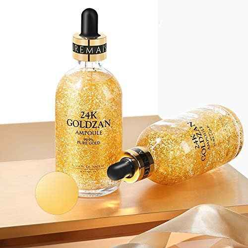 24K Goldzan Ampoule – 99.9% Pure Gold Brightening Serum (20ml & 100ml)