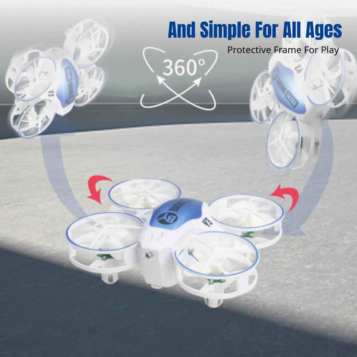 Four-Axis Remote-Control Drone – No Camera