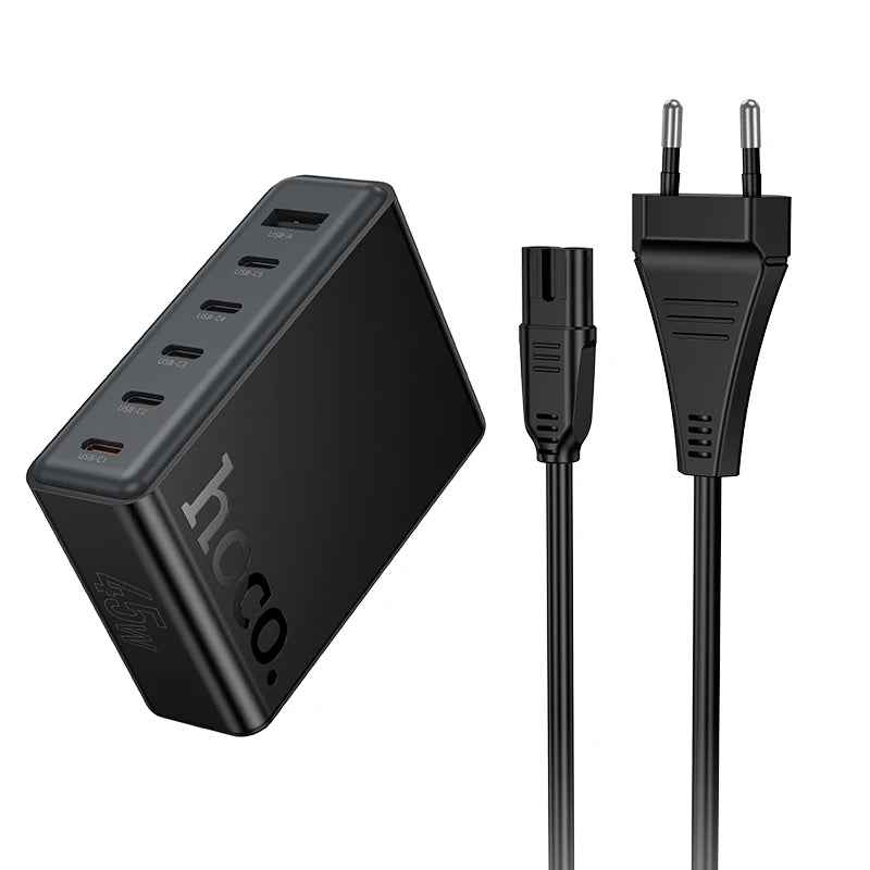 Hoco – 6-in-1 Fast Charger Hub USB-C Multi-Port