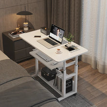 Movable Height-Adjustable Laptop Desk with Wheels – 60 × 40cm
