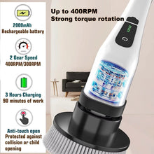9-in-1 Electric Cleaning Brush with Multiple Attachments