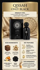 Qissah Only Black – Fresh Hair Mist 50ml 1