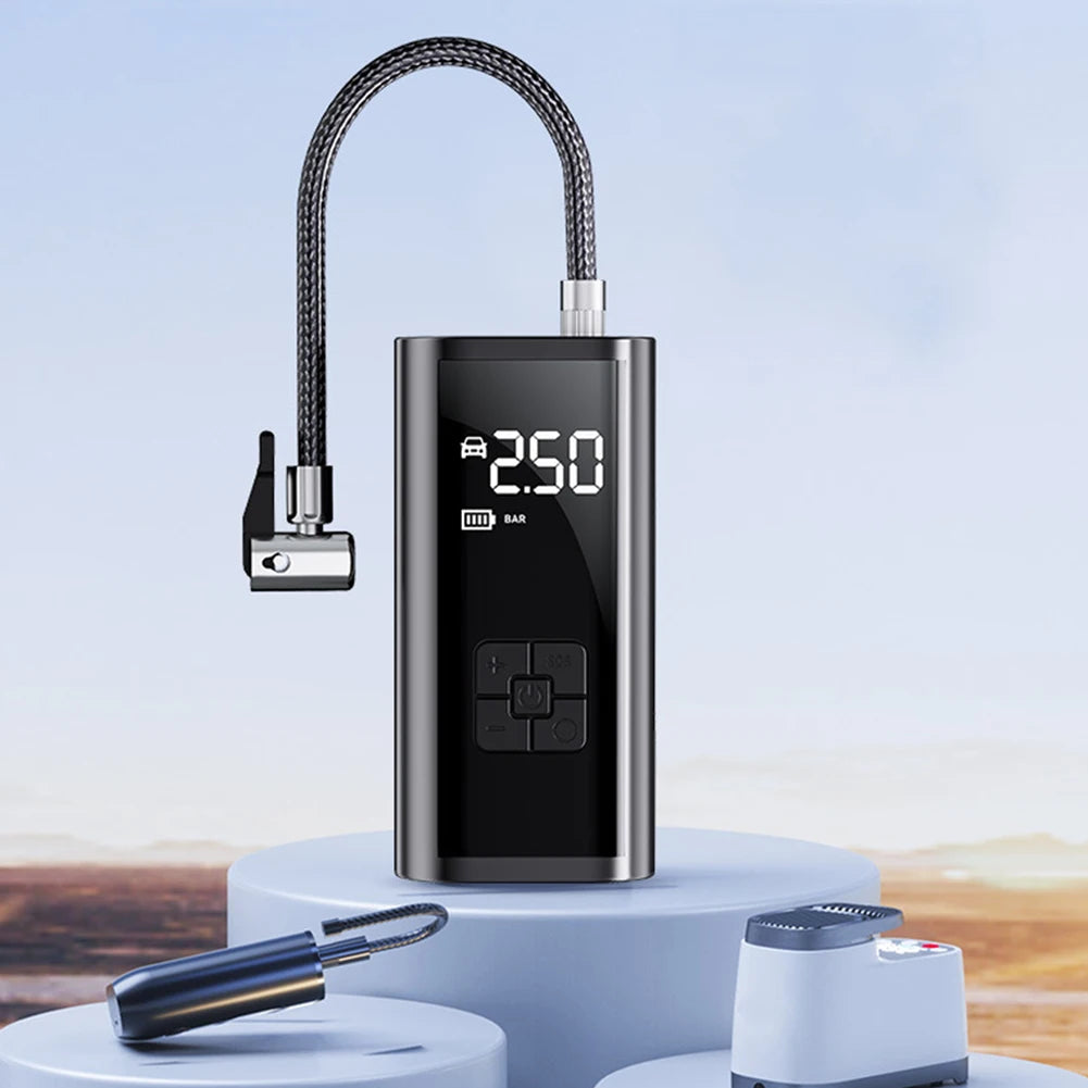 منفاخ إطارات محمول ولاسلكي – 150 PSI مع إضاءة LED