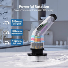 9-in-1 Electric Cleaning Brush with Multiple Attachments