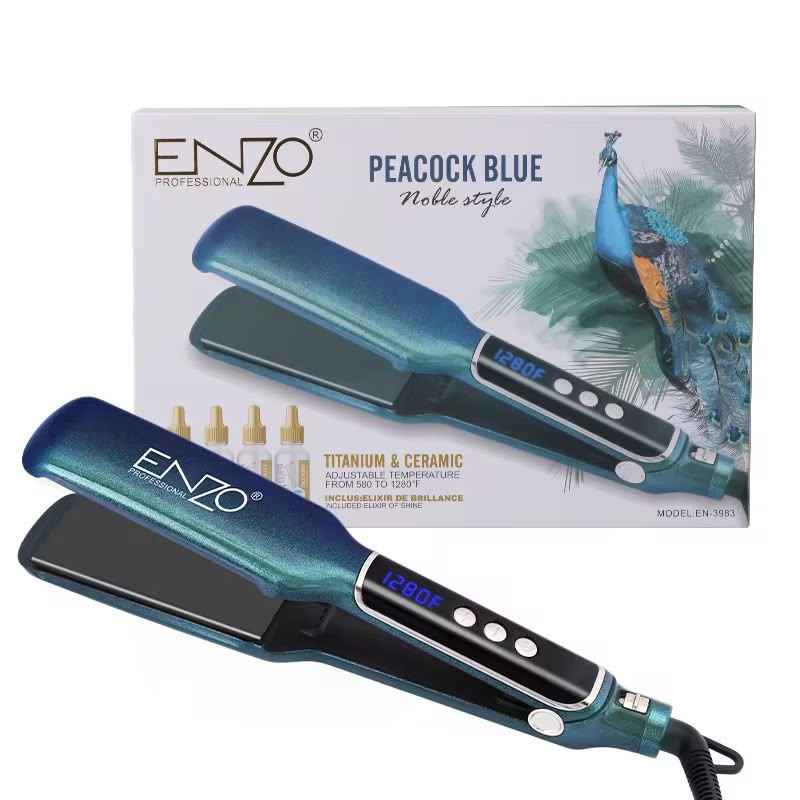 ENZO Peacock Blue Hair Straightener