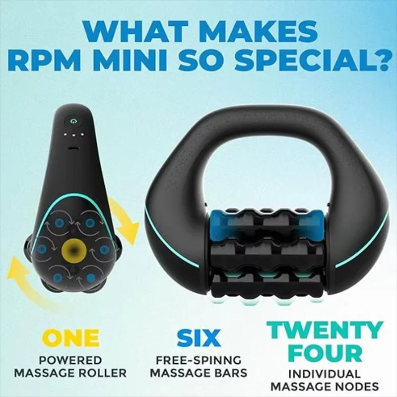 Powered Rolling Massager Stick – Vibrating Body Massage Tool