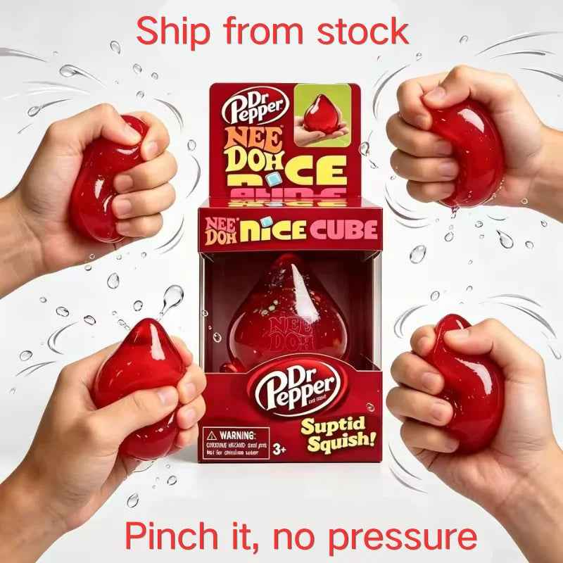 NeeDoh Nice Cube & Dream Drop Squishy Fidget Toy – Soda Edition