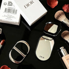 Dior Inspired Foldable Phone Stand with Mirror | 2-in-1 Phone Holder & Makeup Mirror | White, Black, Pink 5