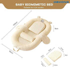 Baby Lounger Sleeping Nest – Double-Sided Suede & Soft Fabric, Newborn 3