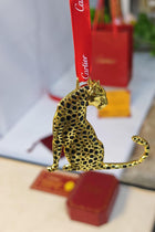 Luxury Leopard Car Hanging Ornament – Premium Vehicle Decor 1