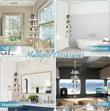 4 Layer Multi Corner Bathroom Organizer