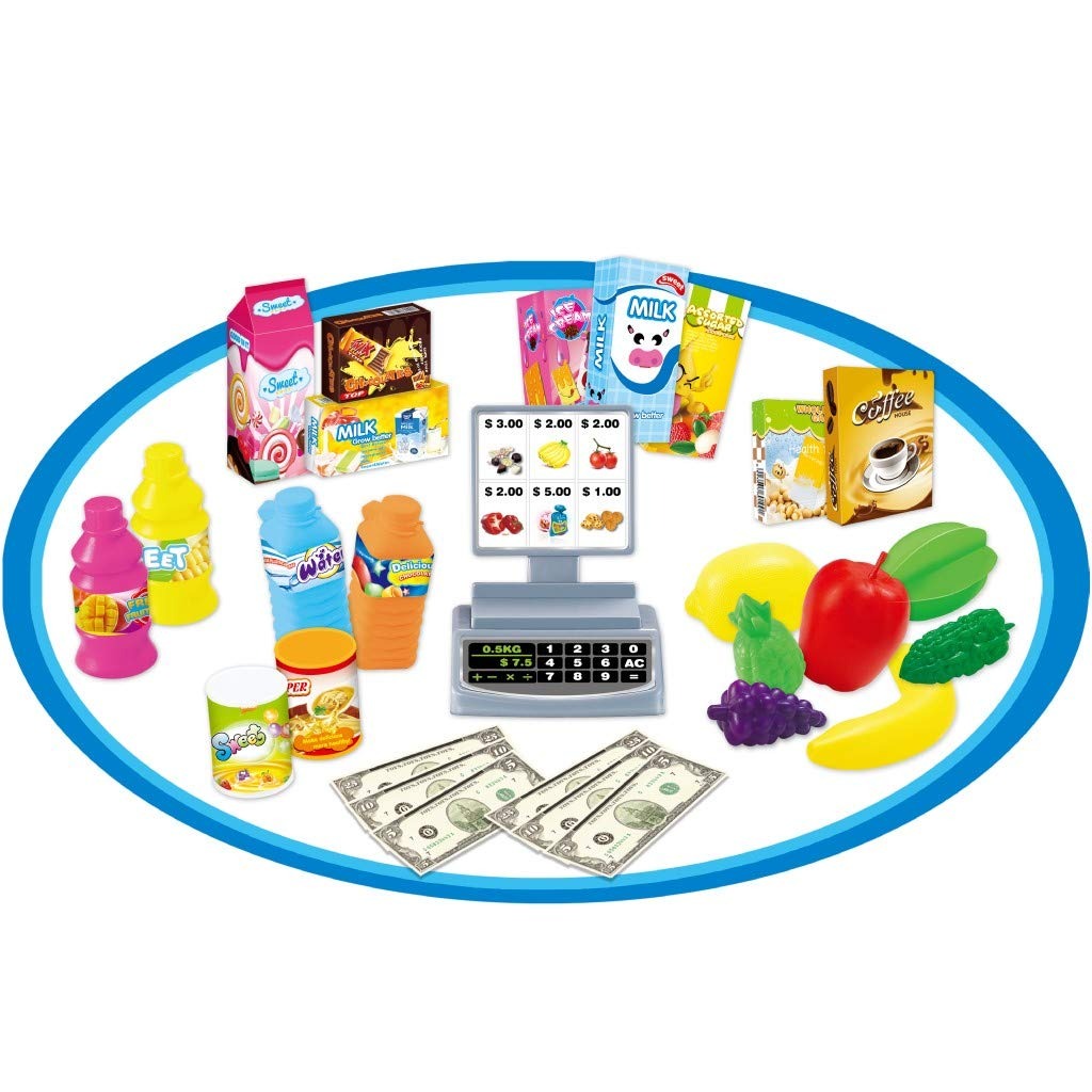 Kids Supermarket Grocery Store Pretend Play Toy Set
