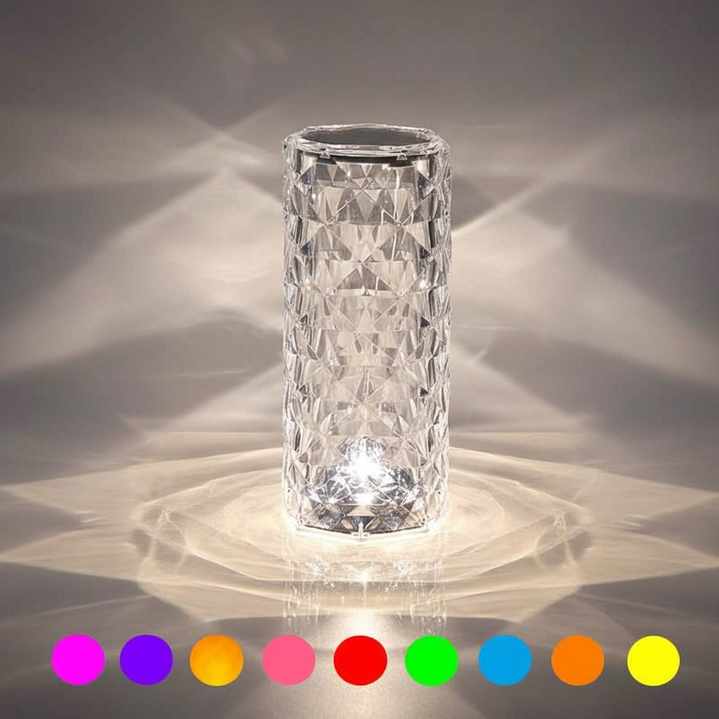Illuminate Your Space with the Stunning LED Crystal Table Lamp
