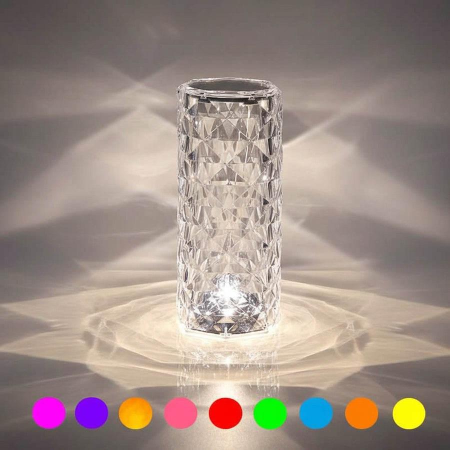 مصباح طاولة كريستالي LED