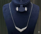Crystal Leaf Jewelry Set 3