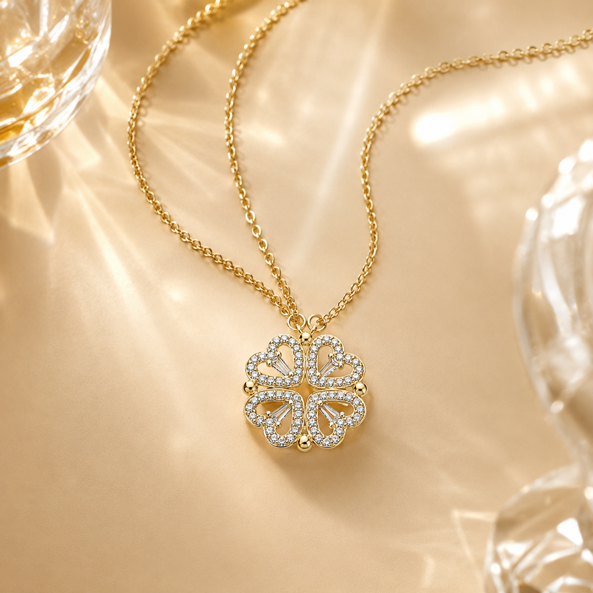 Four-Leaf Clover Necklace - Majlismart