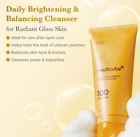 Medicube - Kojic Acid Turmeric Toning Cleanser - Majlismart