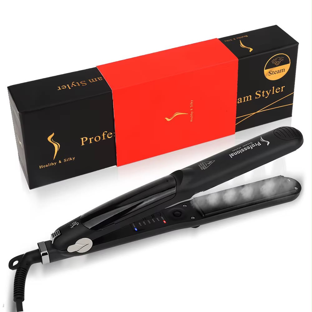 Professional Hair Straightener Flat Iron | Fast Heating Ceramic Plates | مكواة تمليس الشعر الاحترافية
