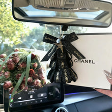 Pink Ribbon and Gold Star Decorative Car Hanger