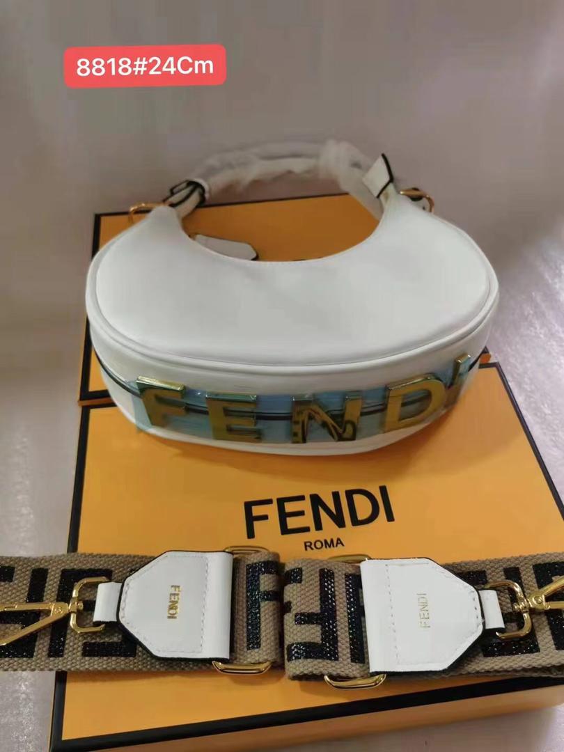 Fendi 8818 Inspired Handbag | Premium Structured Bag with Box | 24cm