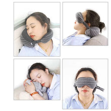 Foldable U-Shaped Travel Neck Pillow – Compact Portable Support Cushion