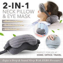 Foldable U-Shaped Travel Neck Pillow – Compact Portable Support Cushion